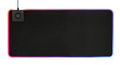 DELTACO Gaming RGB Musemåtte med trådløs QI opladning,  (900x400x4mm)