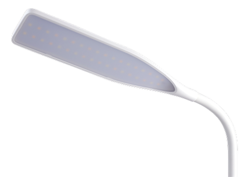 DELTACO LED Bordlampe med trådløs QI opladning,  360lm (DELO-0400)