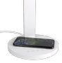 DELTACO LED Bordlampe med Trådløs QI opladning,  400lm (DELO-0401)