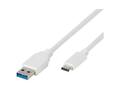 VIVANCO USB-C til USB 3.0 Kabel - 1m. - Hvid
