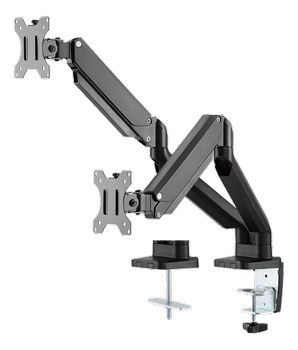 DELTACO Bordbeslag til 2 skærme m/fjeder - 17-32" - (2x8kg) (ARM-0351)