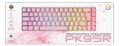 DELTACO PK95R 65% Mekanisk Tastatur - Trådløs/ Kablet - Kailh Red Switches - Front symbols - Pink (GAM-100-P)