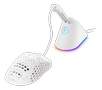 DELTACO White Line WA91 RGB Mouse Bungee, Hvid (GAM-044-W-RGB)