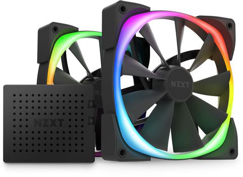 NZXT Aer RGB 2 - 140mm Twin Starter Pack Black (HF-2814C-DB)