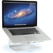 RAIN DESIGN mStand360 Laptop Stand, Silver, w/ Swivel Base (10036-RD)