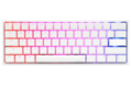 DUCKY One 2 Mini 2020 Pure White - Cherry MX Speed Silver RGB - Gaming Tastatur - Nordisk - Hvid (DKON2061ST-PFIPDWWT1)