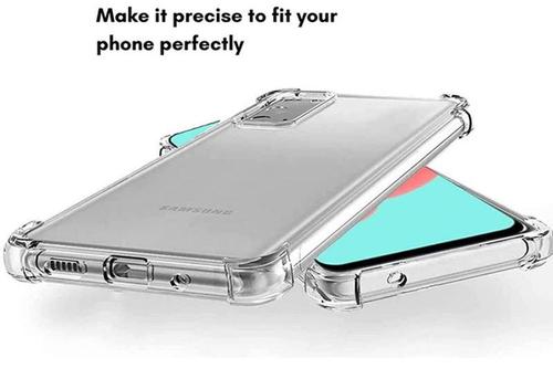 Amicom Beskyttelses cover til Galaxy A52, Super Slim TPU, transparent (111185)