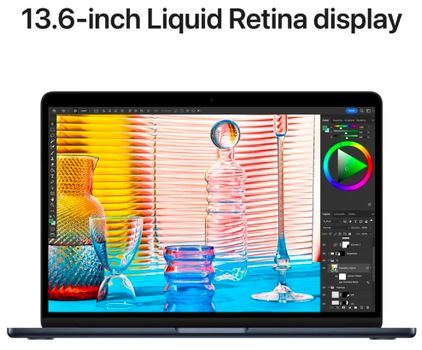 APPLE MacBook Air 2022 13,6" - M2 - 8GB - 256GB - Midnight (MLY33DK/A)