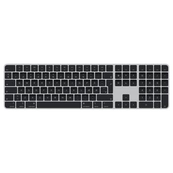 APPLE Magic Keyboard med Touch ID og numeriske taster – Black Keys - Sort - Dansk (MMMR3DK/A)