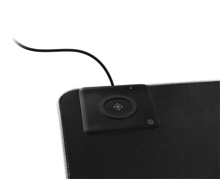 DELTACO Gaming DMP330 RGB Musemåtte med trådløs QI opladning,  (1180x580x4mm) (GAM-124)