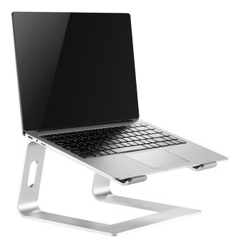 DELTACO Laptop stativ, 11-17", aluminium,  sølv (ARM-0531)