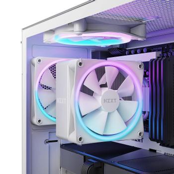 NZXT T120 RGB CPU Køler - 120mm - Hvid (RC-TR120-W1)