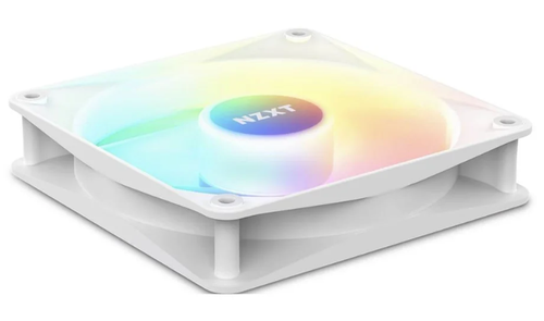 NZXT F120 RGB Core 3-pack & RGB Controller - White - Kabinet køler - 120mm - Hvid med RGB - 34 dBA (RF-C12TF-W1)