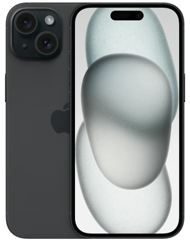 APPLE iPhone 15 256GB - Black (MTP63QN/A)