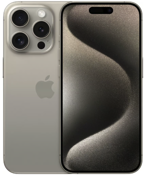 APPLE iPhone 15 Pro 256GB - Naturlig Titanium (MTV53QN/A)
