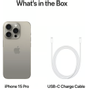 APPLE iPhone 15 Pro 256GB - Naturlig Titanium (MTV53QN/A)