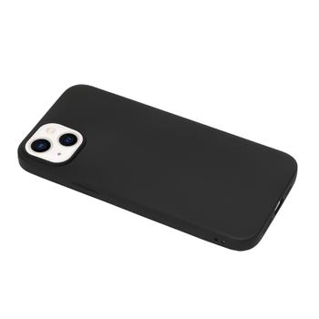 Amicom Beskyttelses cover til iPhone 15, Super Slim TPU, Sort (AM-9481)