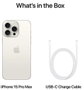 APPLE iPhone 15 Pro MAX 512GB - Hvid Titanium (MU7D3QN/A)