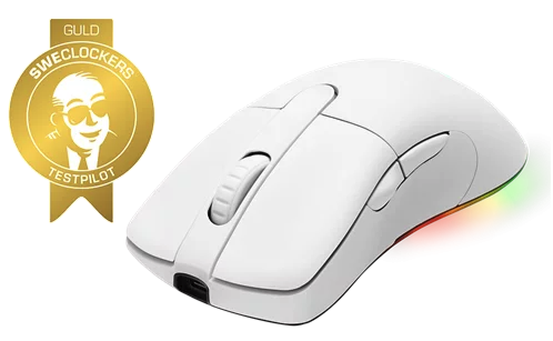 DELTACO WM90 Trådløs Gaming Mus - Hvid (GAM-107-W)