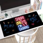 Amicom Musemåtte - "SHHH! IM GAMING" - 80x30 cm