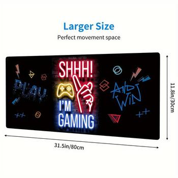 Amicom Musemåtte - "SHHH! IM GAMING" - 80x30 cm (AM-3987200068)