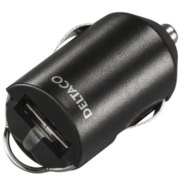 DELTACO Billader, 2,1A, 1x USB (USB-CAR55)