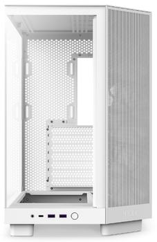 NZXT H6 Flow Compact Dual Chamber - Matte White - Kabinet - Miditower - Hvid (CC-H61FW-01)