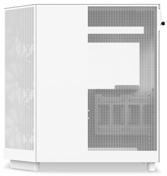 NZXT H6 Flow Compact Dual Chamber - Matte White - Kabinet - Miditower - Hvid (CC-H61FW-01)