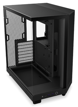 NZXT H6 Flow Compact Dual Chamber - Matte Black - Kabinet - Miditower - Sort (CC-H61FB-01)