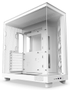 NZXT H6 Flow Compact Dual Chamber with RGB - Matte White - Kabinet - Miditower - Hvid (CC-H61FW-R1)