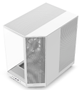 NZXT H6 Flow Compact Dual Chamber with RGB - Matte White - Kabinet - Miditower - Hvid (CC-H61FW-R1)