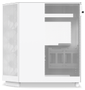 NZXT H6 Flow Compact Dual Chamber with RGB - Matte White - Kabinet - Miditower - Hvid (CC-H61FW-R1)