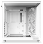 NZXT H6 Flow Compact Dual Chamber with RGB - Matte White - Kabinet - Miditower - Hvid (CC-H61FW-R1)