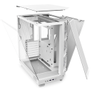 NZXT H6 Flow Compact Dual Chamber with RGB - Matte White - Kabinet - Miditower - Hvid (CC-H61FW-R1)