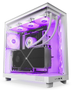 NZXT H6 Flow Compact Dual Chamber with RGB - Matte White - Kabinet - Miditower - Hvid (CC-H61FW-R1)
