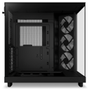 NZXT H6 Flow Compact Dual Chamber with RGB - Matte Black - Kabinet - Miditower - Sort (CC-H61FB-R1)
