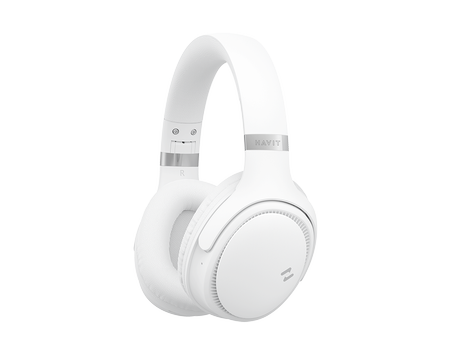 HAVIT H630BT Over Ear Bluetooth Headset - Silver (HVBT-H630BT-BE)