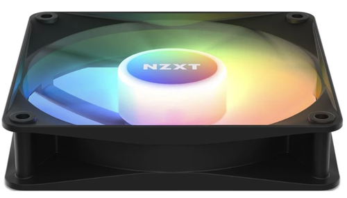 NZXT F120 RGB Core 3-pack & RGB Controller - Black - Kabinet køler - 120mm - Sort med RGB LED lys - 34 dBA (RF-C12TF-B1)