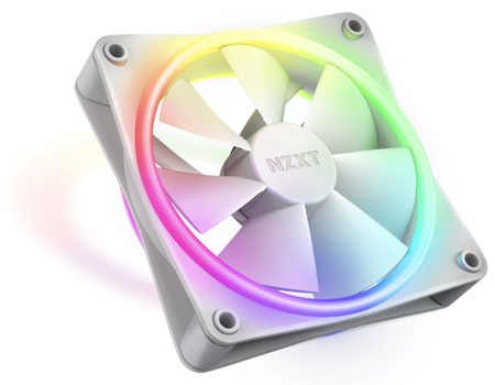 NZXT F120 RGB DUO 3-pack & RGB Controller - White - Kabinet køler - 120mm - Hvid med RGB - 29 dBA (RF-D12TF-W1)