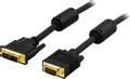 DELTACO DVI til VGA kabel - 2m
