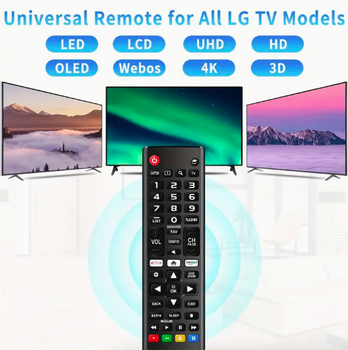 Amicom Universal Fjernbetjening til LG TV (AM-RMTLG10)