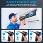 Amicom Air Duster Vacuum 2-in-1 - Trådløs støvblæser / mini støvsuger (AM-AIR0010)