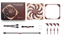 NOCTUA NF-A14x25 G2 PWM - Kabinet køler - 140mm - Brun - 25 dBA (NF-A14X25 G2 PWM)