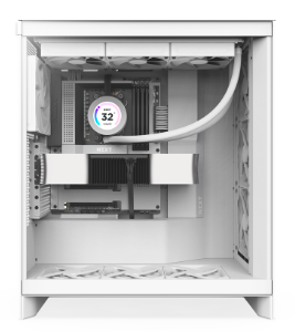 NZXT H7 Flow (2024) - All White - Kabinet - Miditower - Hvid (CM-H72FW-01)