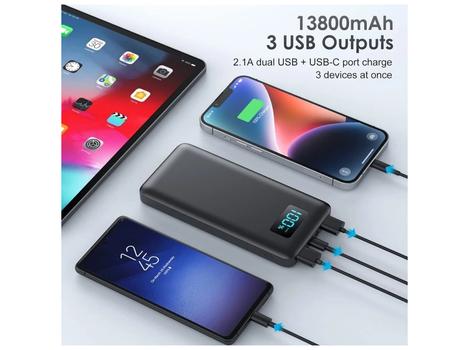 QTshine powerbank 13800mAh (HX100K7)