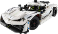 LEGO Technic Koenigsegg Jesko Absolut-hyperbil – hvid - 42184