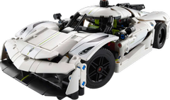 LEGO Technic Koenigsegg Jesko Absolut-hyperbil – hvid - 42184