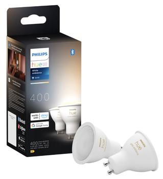 PHILIPS Hue White Ambiance GU10 Spot - 2-Pak (929003666702)