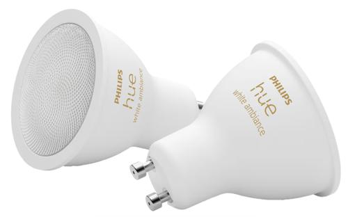 PHILIPS Hue White Ambiance GU10 Spot - 2-Pak (929003666702)