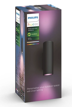 PHILIPS Hue Outdoor Appear Væglampe - Sort (915005842801)